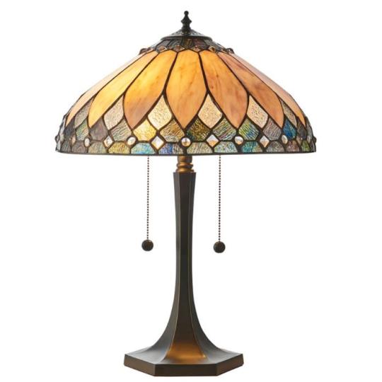 elegans klasszikus kezmuves idotallo  premium meghitt harmonikus egyedi  handmade nosztalgikus stilusos tiffany level mintas asztali lampa.jpg